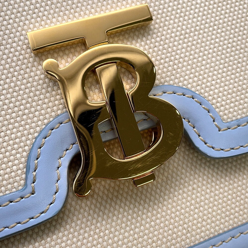 Burberry Shoulder Bag TB Logo Canvas - Picture 12 of 12